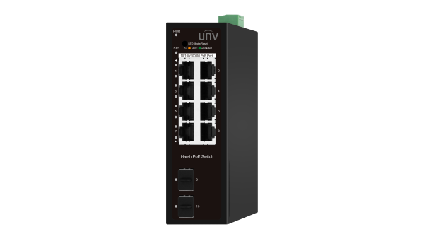 Uniview HS5000-8GT2GP-POE-IN – Managed Harsh Ethernet Switch(PoE)