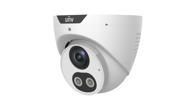 Camera cảnh báo chủ động Tri-Guard của Uniview: đèn chớp, còi hú và phát hiện người xe