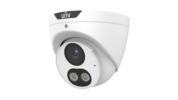 Uniview IPC3615SE-ADF28KM-WL-I0 – 5MP ColorHunter Fixed Warm Light Turret Network Camera