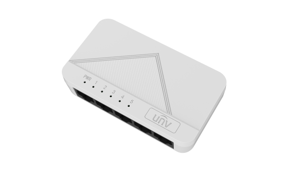 Uniview NSW1010-5T-IN – 5-Port 100 Megabit Plastic Shell Switch