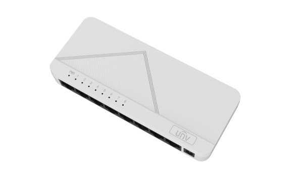 Uniview NSW1010-8T-IN – 8-Port 100 Megabit Plastic Shell Switch
