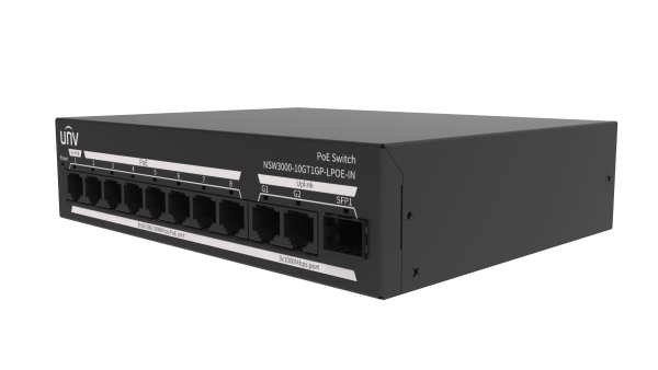 Uniview NSW3000-10GT1GP-LPOE-IN – Gigabit Cloud Management PoE Switch