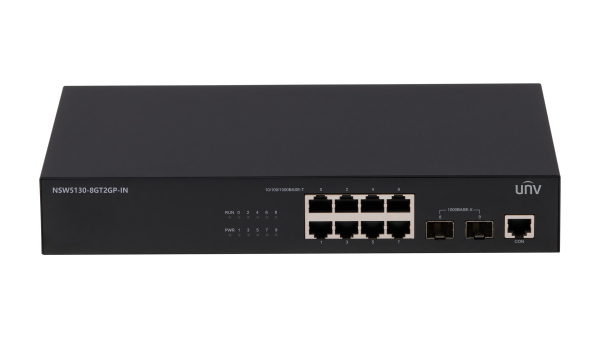 Uniview NSW5130-8GT2GP-IN – 8GE Ethernet Switch
