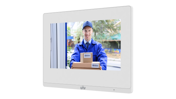 Uniview OEI-372S-H-W-Z – Wall Mounted 7-Inch Indoor Station(White,Wi-Fi)