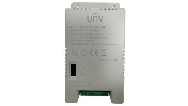 Uniview PWR-DC1204-C4-EU – 4-Channel Switching Power European Standard