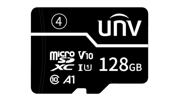 Uniview TF-128G-T-C – TF Card,128GByte,UNV,White Card