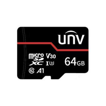 Uniview TF-64G-MT – Storage Medium,TF Card,64GByte,UNV,Red Card