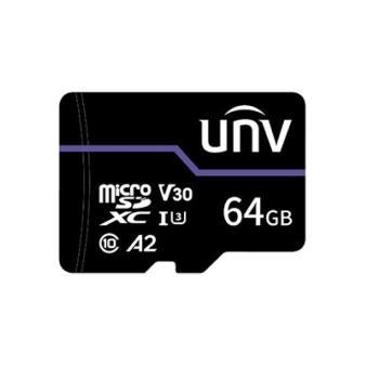 Uniview TF-64G-T – Storage Medium,TF Card,64GByte,UNV,Purple Card